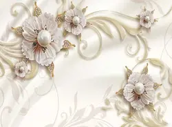 پوستر سه بعدی جواهر مروارید 3DF-319 - رونیا