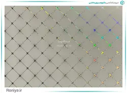 سقف کاذب تایل pvc طرح عنکبوتی - رونیا