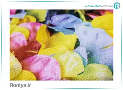 کاغذ خام پوستر بافت ماسه ای فلش - رونیا