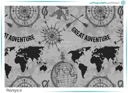 کاغذ دیواری پوستری 3DF-294 - رونیا