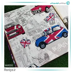 کاغذ دیواری اتاق کودک پسرانه کد 669201 - رونیا