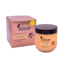 ماسک مو کراتین silver moon مدل کراتین و کلاژن 500میلی لیتر   silver moon mask