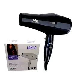 سشوار حرفه ای 2200 وات براون مدل Braun BR-3600Braun BR-3600  3200W Hair Dryer