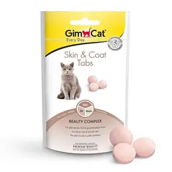 قرص مکمل پوست و مو گربه جیم کت – GimCat Skin &amp; Coat