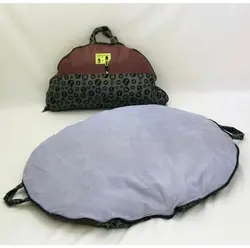 جای خواب قابل حمل و تشکی زیپی مدل قلب و استخوان سایز Xlarge