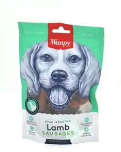 سوسیس تشویقی ونپی سگ Wanpy مدل Lamb Sausages با طعم گوشت بره - 100 گرم