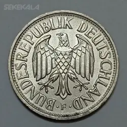 سکه کلکسیونی ۱ مارک آلمان ۱۹۶۲ (کیفیت تقریبا بانکی) %