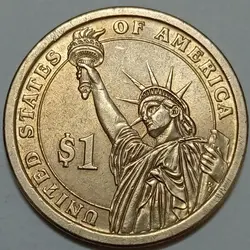 سکه کلکسیونی ۱ دلار ریاست جمهوری آمریکا ۲۰۱۰ ( آبراهام لینکلن) %