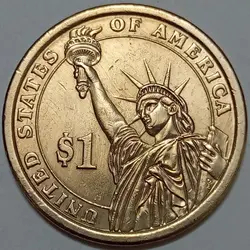 سکه کلکسیونی ۱ دلار ریاست جمهوری آمریکا ۲۰۱۱ (جیمز ای. گارفیلد) %