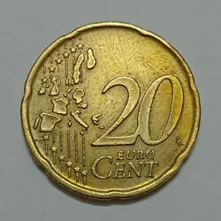 سکه کلکسیونی ۲۰ سنت یورو پرتغال ۲۰۰۲ %
