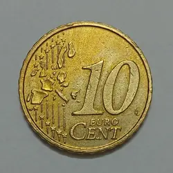 سکه کلکسیونی ۱۰ سنت یورو بلژیک ۱۹۹۹ %