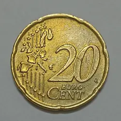 سکه خارجی ۲۰ سنت یورو هلند ۱۹۹۹ %