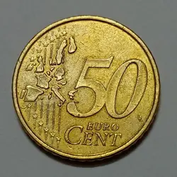 سکه کلکسیونی ۵۰ سنت یورو فرانسه ۱۹۹۹ %