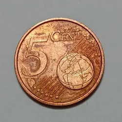 سکه کلکسیونی ۵ سنت یورو فرانسه ۱۹۹۹ %