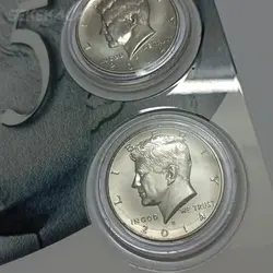 پک سکه های پروف نیم دلار آمریکا ۲۰۱۴ (جان اف کندی) حروف ضرابخانه D و P %