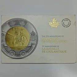 پک سکه ۲ دلار یادبودی کانادا ۲۰۱۶ (نبرد اقیانوس اطلس) %