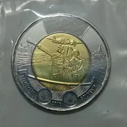 پک سکه ۲ دلار یادبودی کانادا ۲۰۱۶ (نبرد اقیانوس اطلس) %