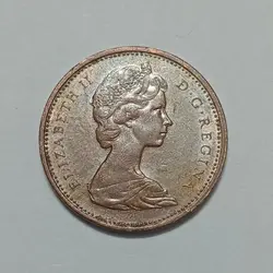 سکه خارجی ۱ سنت کانادا ۱۹۷۵ ملکه الیزابت %