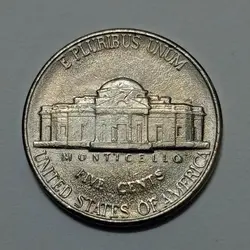 سکه خارجی ۵ سنت جفرسون آمریکا ۱۹۹۶ %