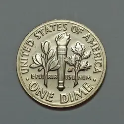 سکه کلکسیونی دایم (۱۰ سنت) پروف آمریکا ۱۹۷۴ (سری S) %