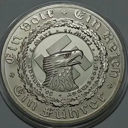 مدال پروف با تصویر هیتلر و آلمان نازی %