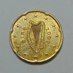 سکه خارجی ۲۰ سنت یورو ایرلند ۲۰۰۲ %