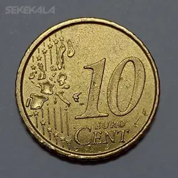 سکه خارجی ۱۰ سنت یورو ایرلند ۲۰۰۲ %