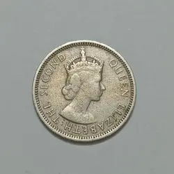 سکه کلکسیونی ۶ پنس بسیار کمیاب فیجی ۱۹۵۳ %