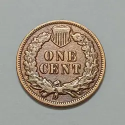 سکه خارجی ۱ سنت کمیاب آمریکا ۱۹۰۵ ( سرخپوست ) %