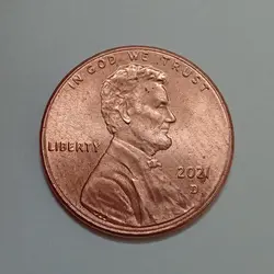 سکه خارجی ۱ سنت لینکلن آمریکا ۲۰۲۱ %