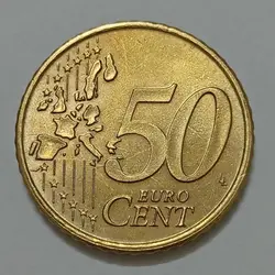 سکه کلکسیونی ۵۰ سنت یورو هلند ۱۹۹۹ (کیفیت بانکی) %