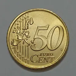 سکه کلکسیونی ۵۰ سنت یورو یونان ۲۰۰۲ (کیفیت بانکی) %