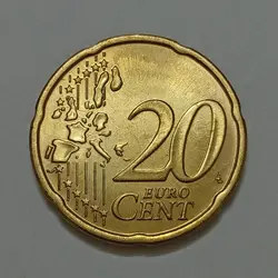 سکه کلکسیونی ۲۰ سنت یورو فنلاند ۲۰۰۱ (کیفیت بانکی) %