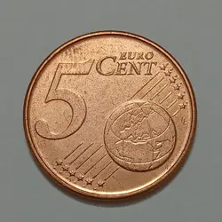 سکه کلکسیونی ۵ سنت یورو بلژیک ۱۹۹۹ (کیفیت بانکی) %