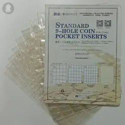 برگه آلبوم سکه برند مینگت با گنجایش 42 سکه (مدل جیب دار) ساخت کره %