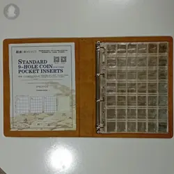 آلبوم سکه برند مینگت با گنجایش 306 سکه (مدل جیبدار) ساخت کره %