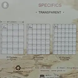 آلبوم سکه برند مینگت با گنجایش 328 سکه (مدل جیبدار) ساخت کره %