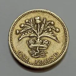 سکه خارجی ۱ پوند یادبودی انگلیس ۱۹۸۴ %