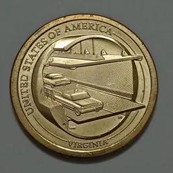 سکه کلکسیونی ۱ دلار یادبودی کمیاب آمریکا ۲۰۲۱ %