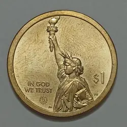 سکه کلکسیونی ۱ دلار یادبودی کمیاب آمریکا ۲۰۲۱ %
