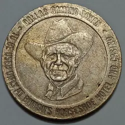 ژتون نایاب لاس وگاس آمریکا ۱۹۸۳ ( سایز بزرگ) %