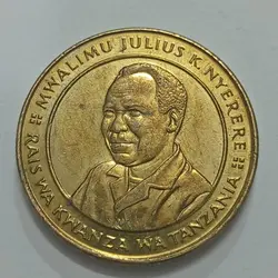 سکه خارجی ۱۰۰ شیلینگ کمیاب تانزانیا ۱۹۹۴ %