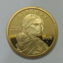 سکه کلکسیونی پروف ۱ دلار آمریکا ۲۰۰۸ ( سری S) %