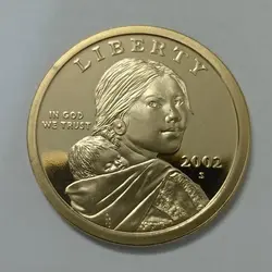 سکه کلکسیونی پروف ۱ دلار آمریکا ۲۰۰۲ ( سری S) %