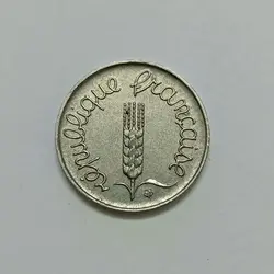 سکه کلکسیونی ۱ سنتیم فرانسه ۱۹۶۶ %