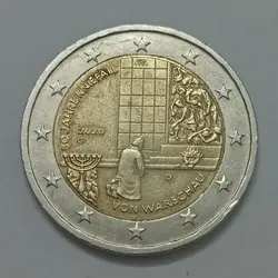 سکه کلکسیونی ۲ یورو یادبودی بسیار کمیاب آلمان ۲۰۲۰ %