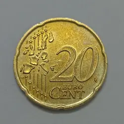 سکه کلکسیونی ۲۰ سنت یورو کمیاب هلند ۲۰۰۰ %