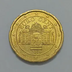 سکه کلکسیونی ۲۰ سنت یورو اتریش %