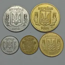 ست ۵ عددی سکه های اوکراین %