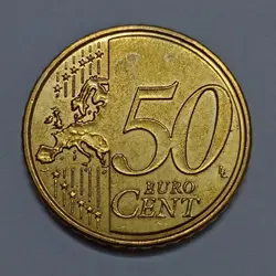 سکه کلکسیونی ۵۰ سنت یورو بسیار کمیاب آندورا ۲۰۲۱ %